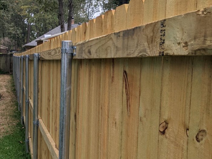 Red Bank Texas wood privacy fencing